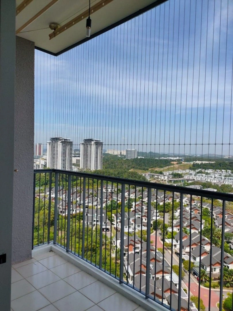 High Rise Balcony Invisible Grills in Bangalore
